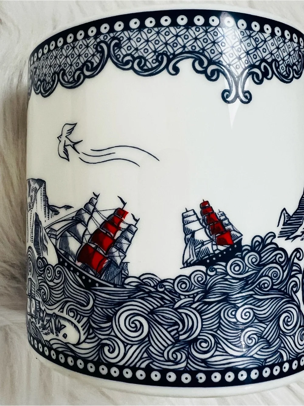 Fortnum & Mason Albion Time for Tea Intricate English Folklore Woodcut